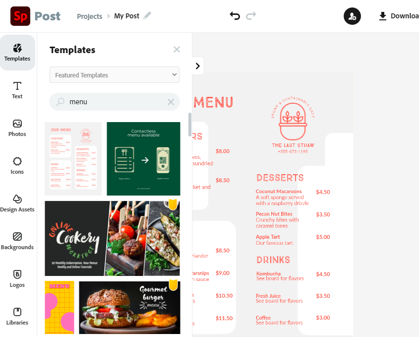 How to Design a Menu Easily Using These Online Menu Generators - Slurp ...